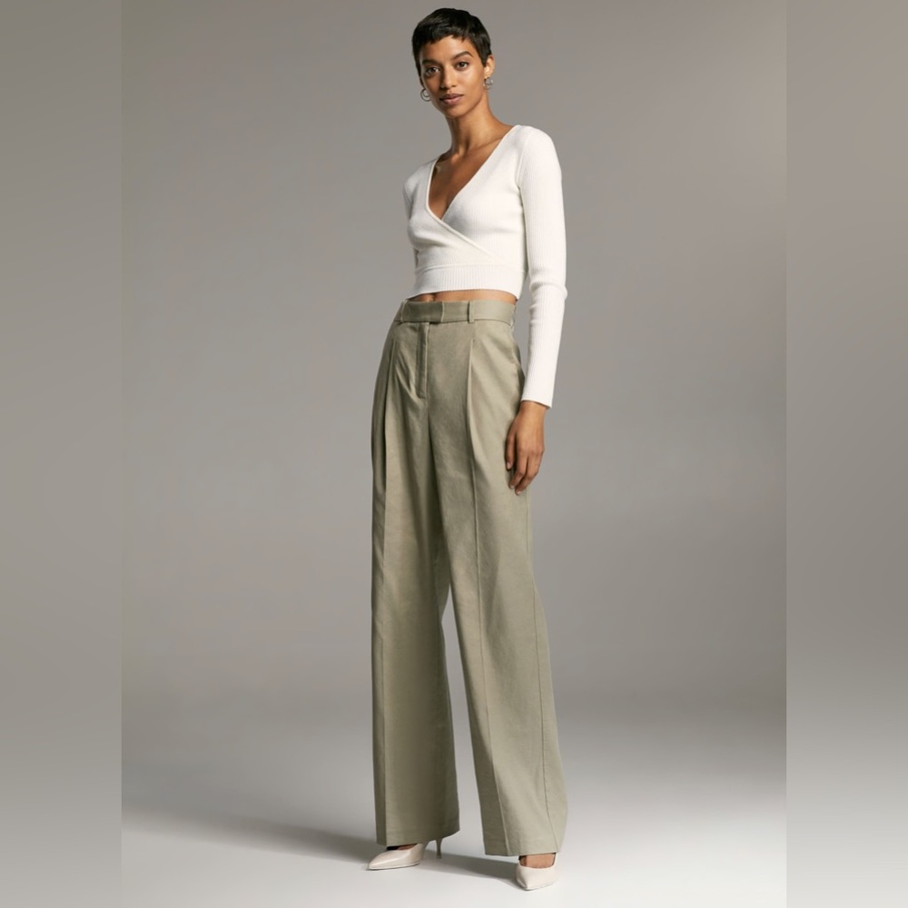 Aritzia Babaton Sadiki Linen Pant - Picture 2 of 8